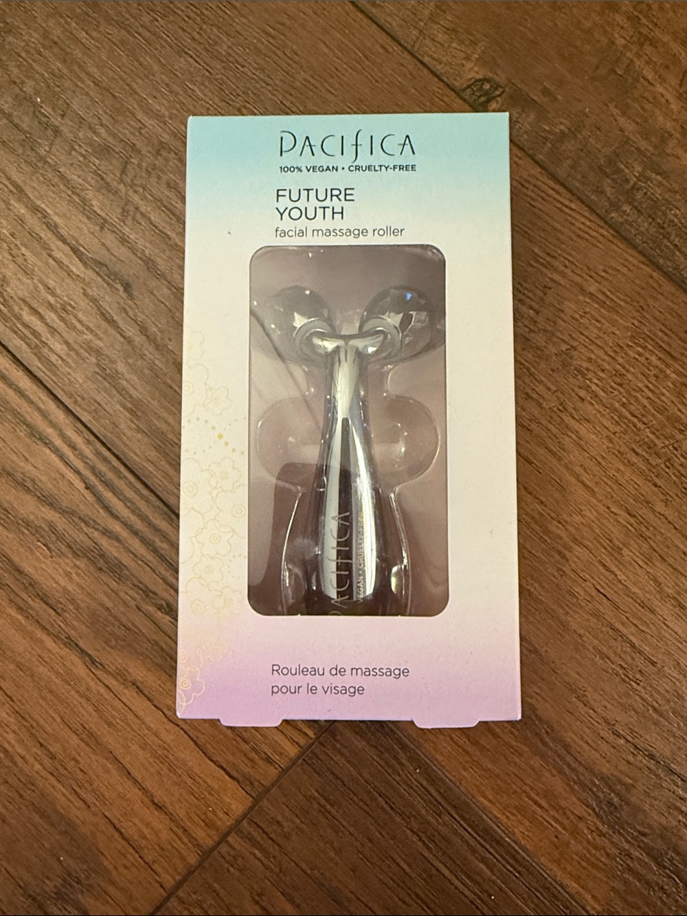 Pacifica Future Youth Facial Massage Roller - Silver